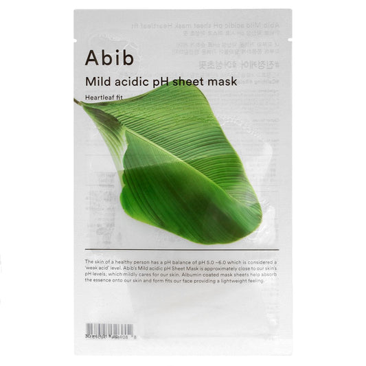 [Abib] MILD ACIDIC PH SHEET MASK HEARTLEAF FIT SET (30ML) - VanaSkin